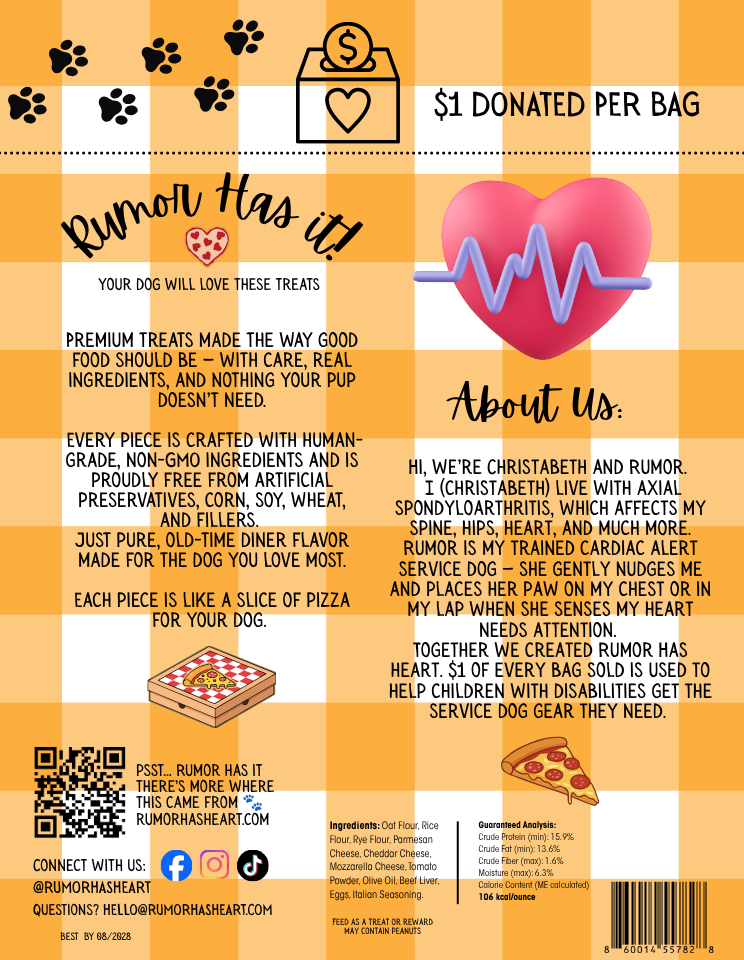 Rumor Has It! Pizza Slices Treats