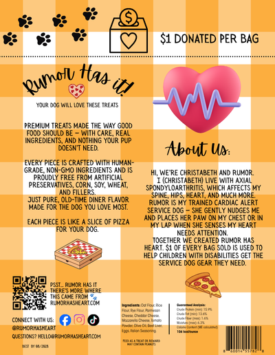 Rumor Has It! Pizza Slices Treats
