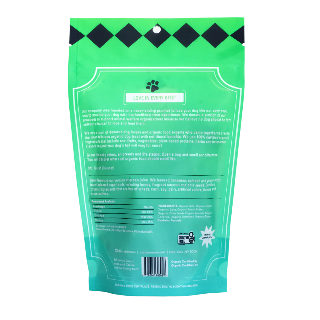 Lord Jameson Organic Daily Greens