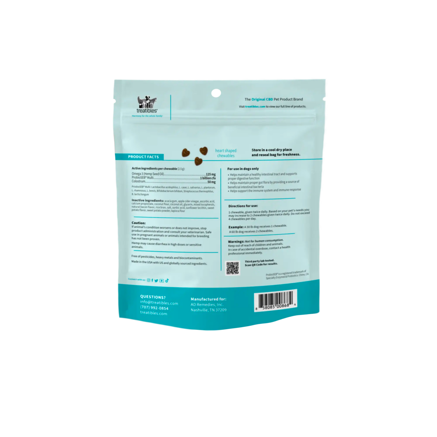 Treatibles Happy Tummy Probiotic