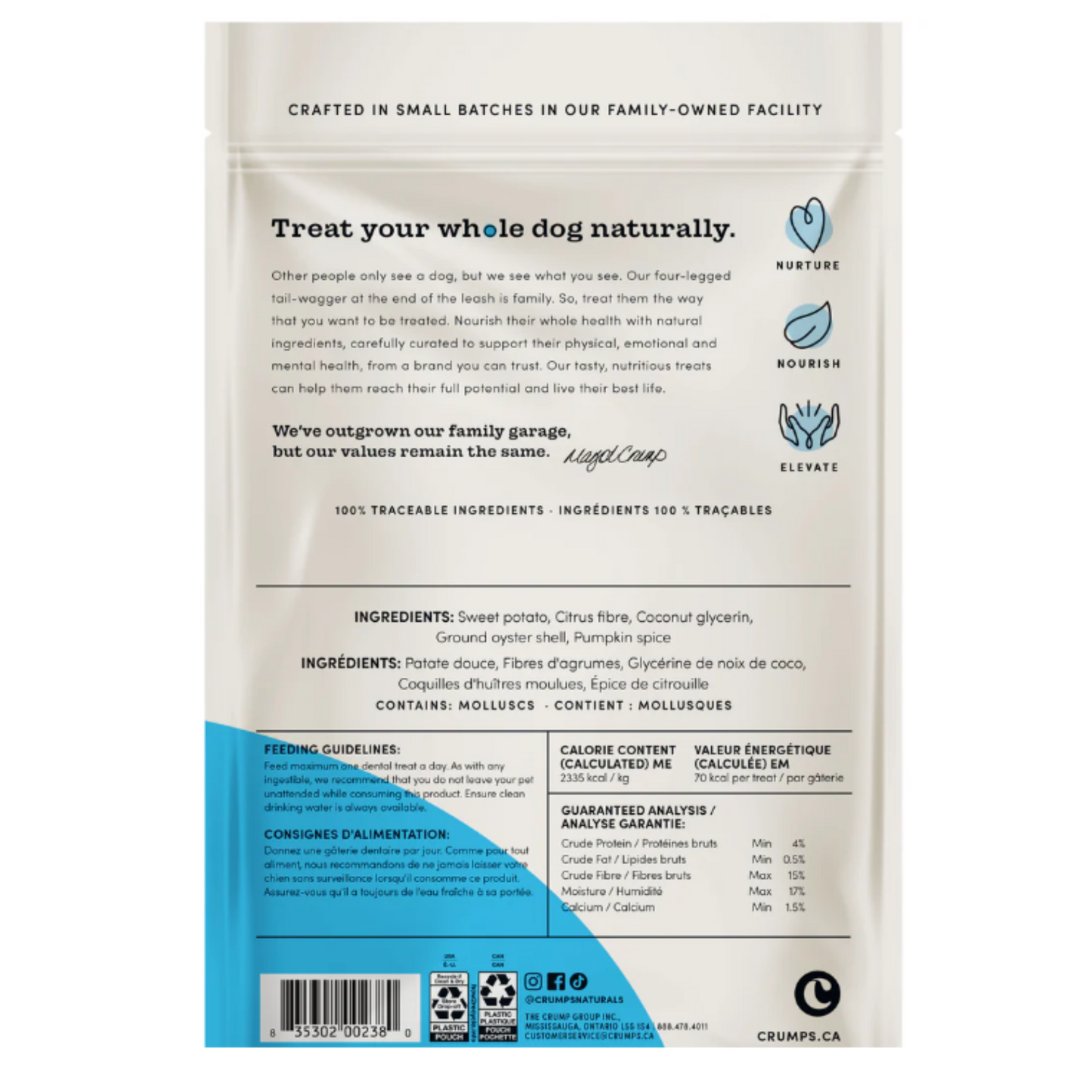 Plaque Busters Pumpkin Spice Dental Treats