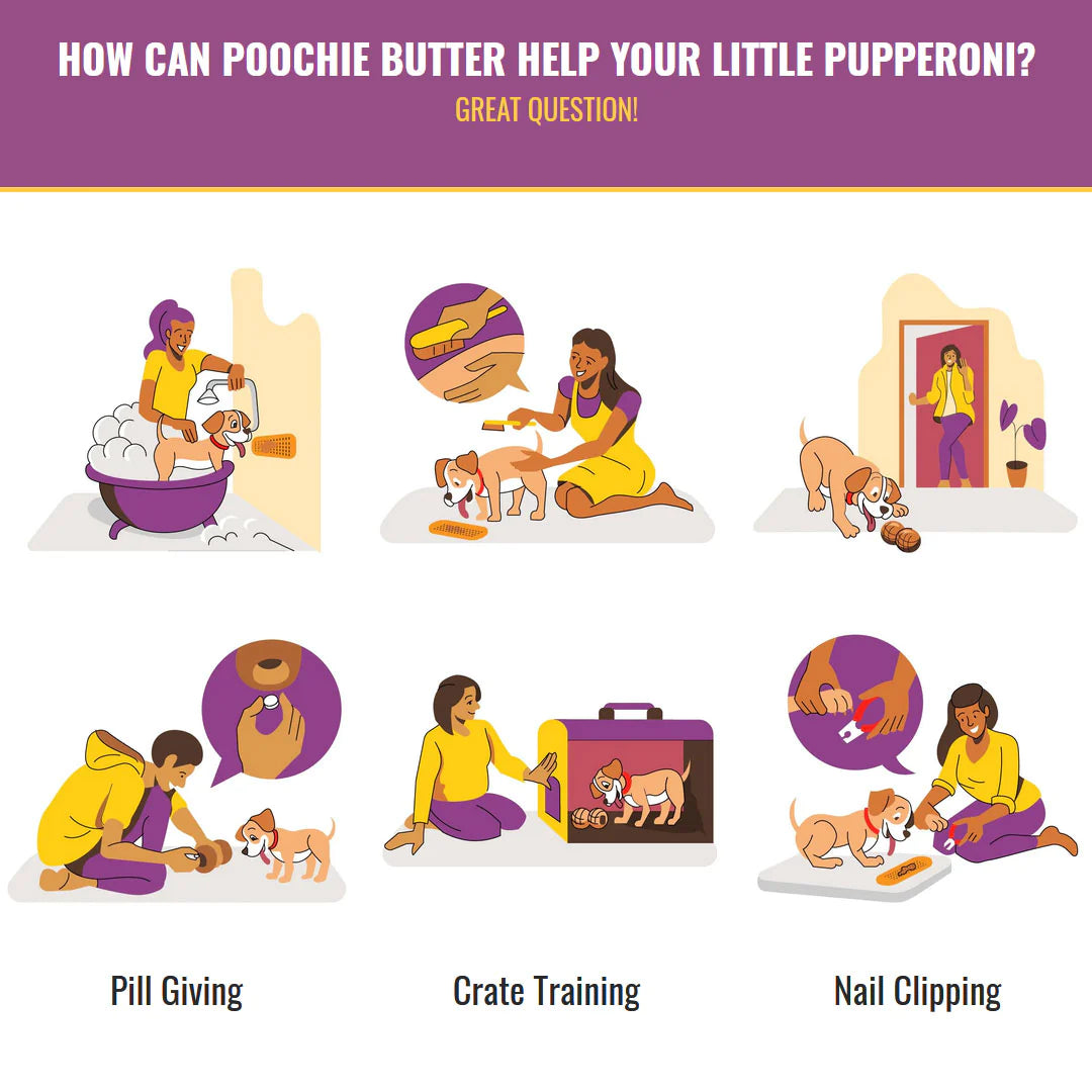 Poochie Butter Oval Lick Mat