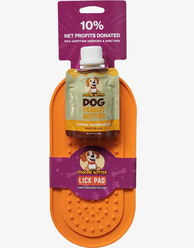 Poochie Butter Oval Pack w/peanutbutter