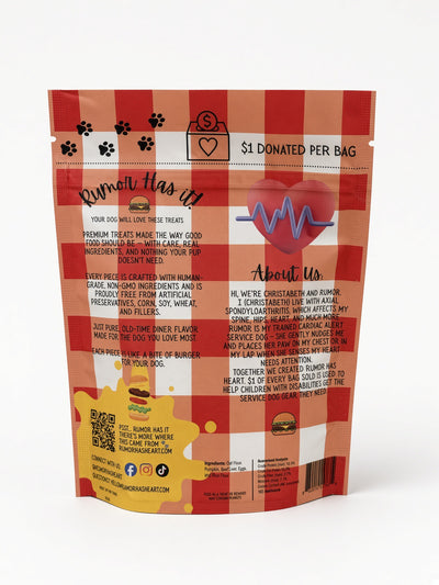 Rumor Has It! Burger Bites Treats