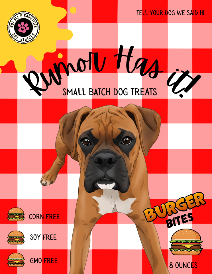 Rumor Has It! Burger Bites Treats