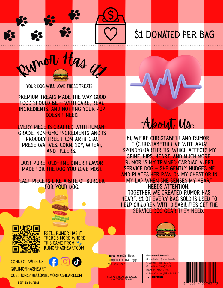 Rumor Has It! Burger Bites Treats