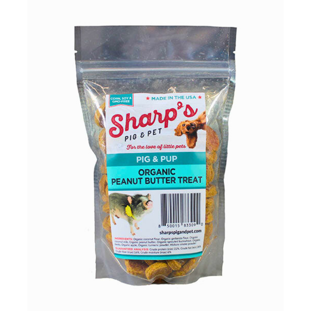 CLOSEOUT! Sharp's Pig & Pup Organic Peanut Butter Treats