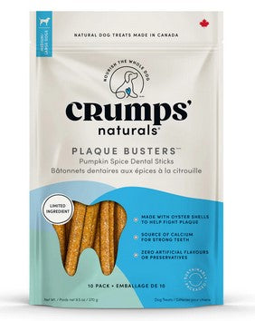 Plaque Busters Pumpkin Spice Dental Treats