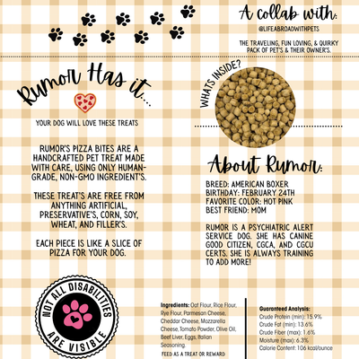 Rumor Has It! Pizza Slices Treats