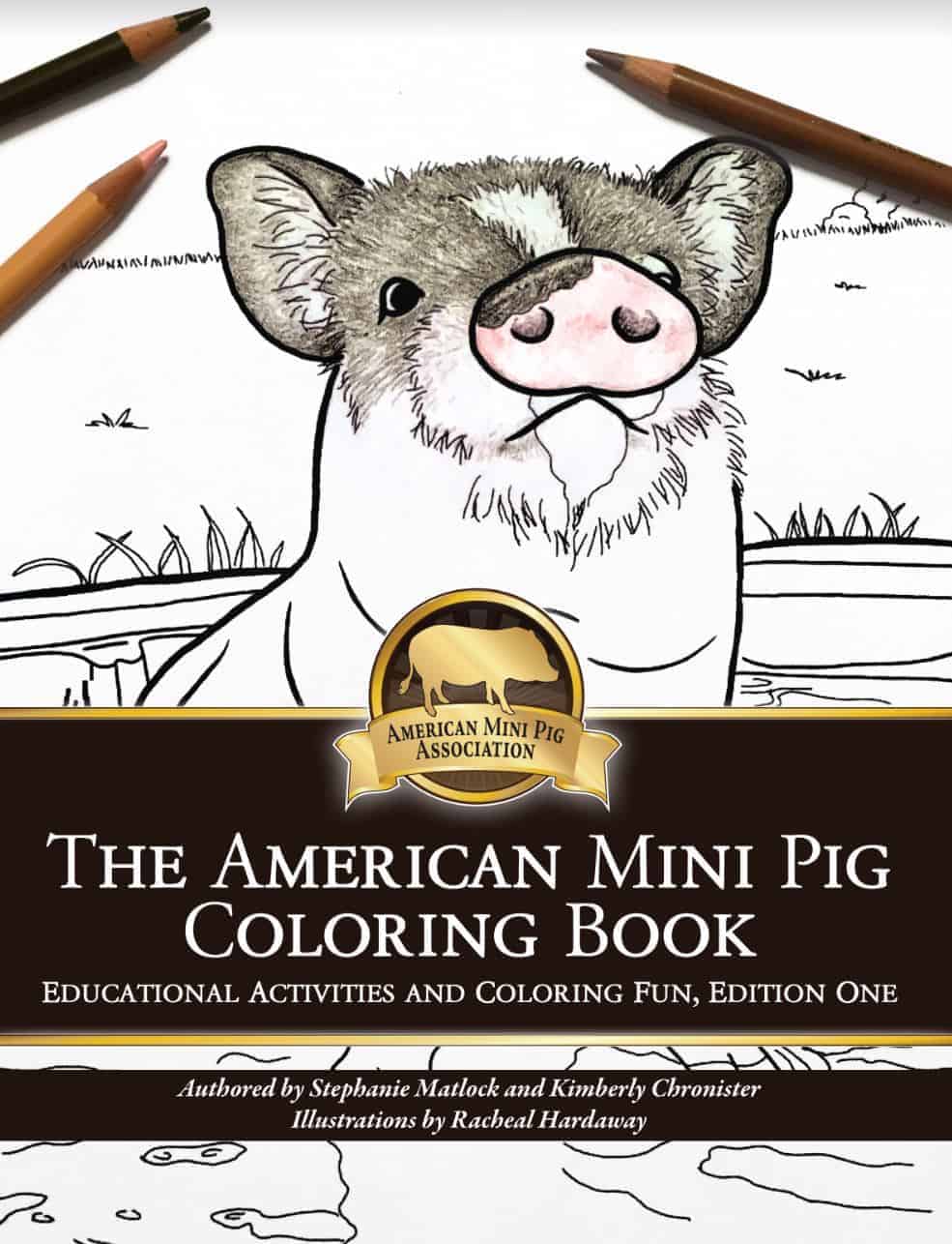 THE AMERICAN MINI PIG COLORING BOOK