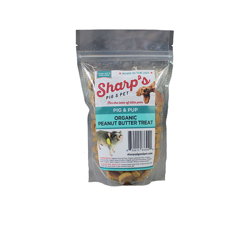 CLOSEOUT! Sharp's Pig & Pup Organic Peanut Butter Treats