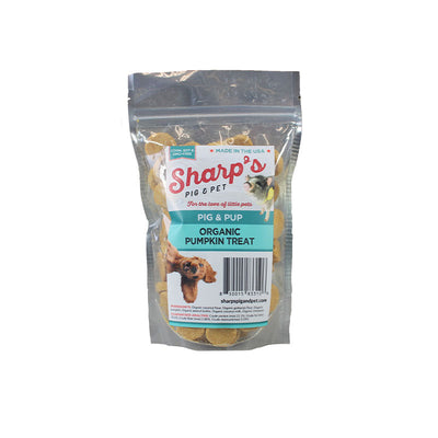 CLOSEOUT!  Sharp's Organic Pig & Pup Pumpkin Treats
