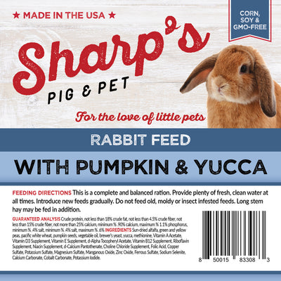Sharp's Rabbit With Pumpkin and Yucca