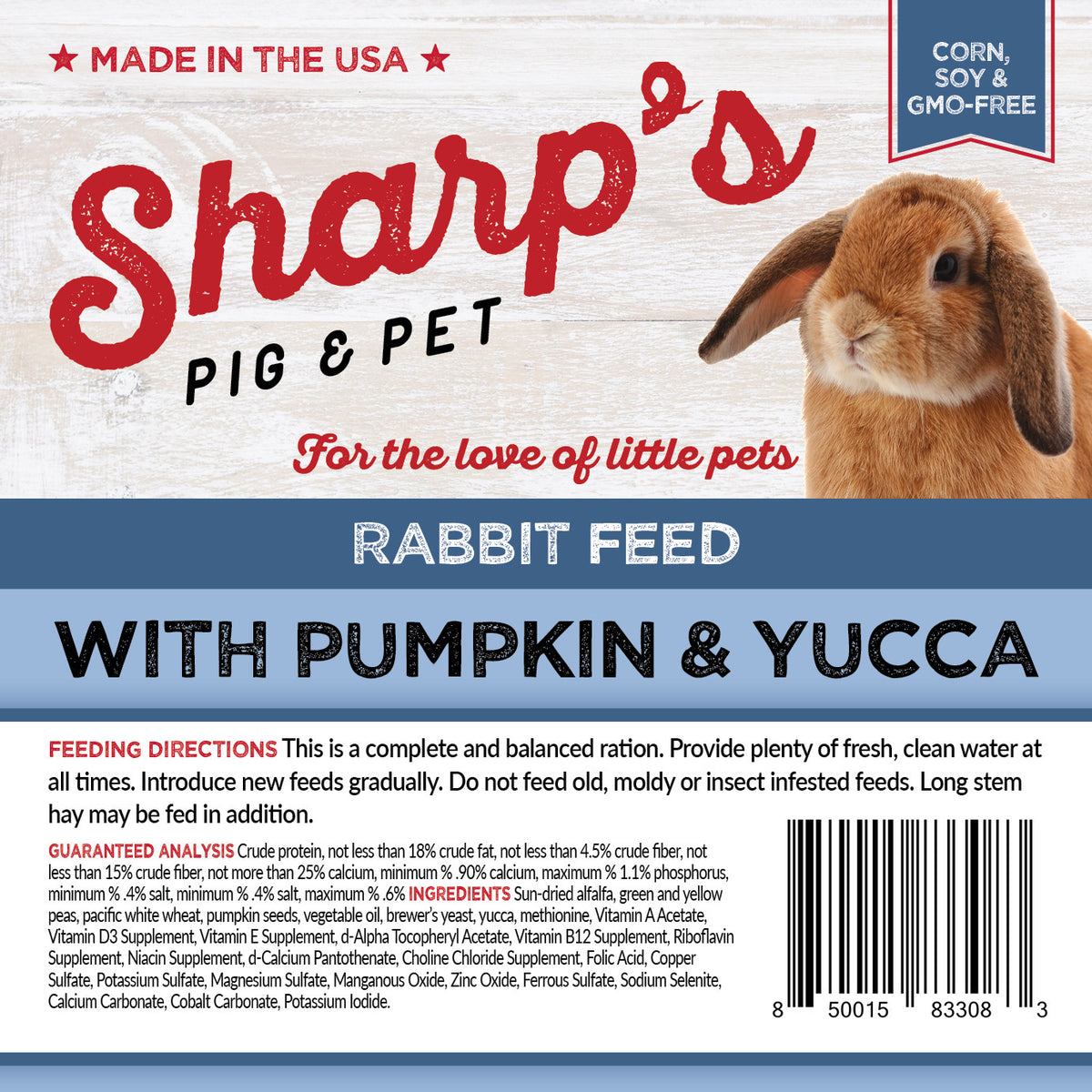 Sharp&#39;s Rabbit With Pumpkin and Yucca
