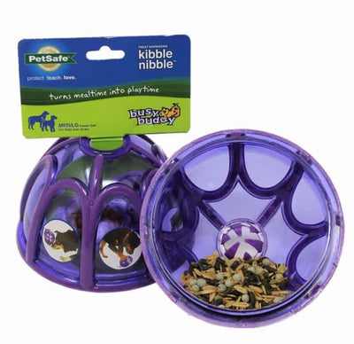 PetSafe Busy Buddy Kibble Nibble - Dog Toy - Treat and Food Dispenser -  Slow feeder